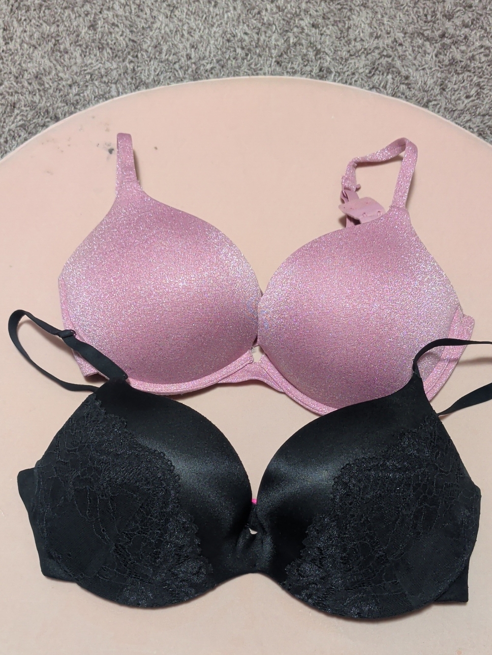 La Senza Body Kiss And Hello Sugar Bra's Both D 34